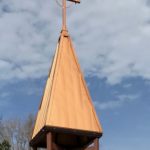 Coastal Metal Roofing copper colored metal steeple
